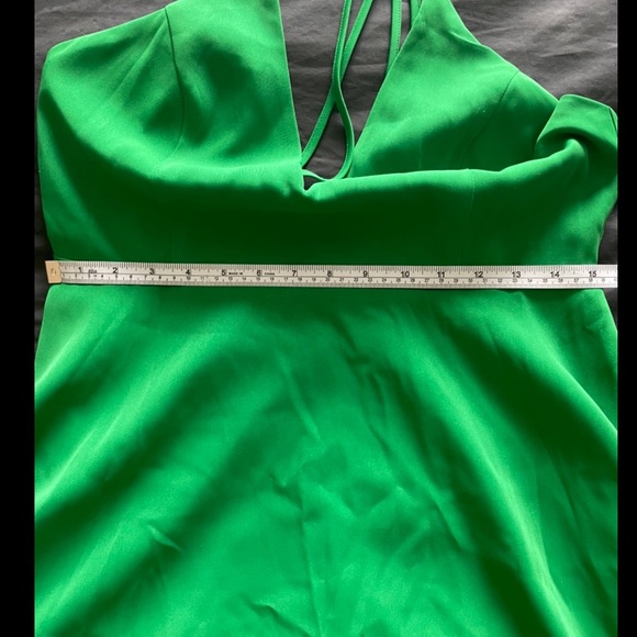 Green Forever21 Backless Dress - Picture 4 of 6